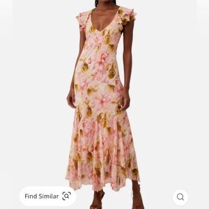 ASTR Wisteria Flutter Dress